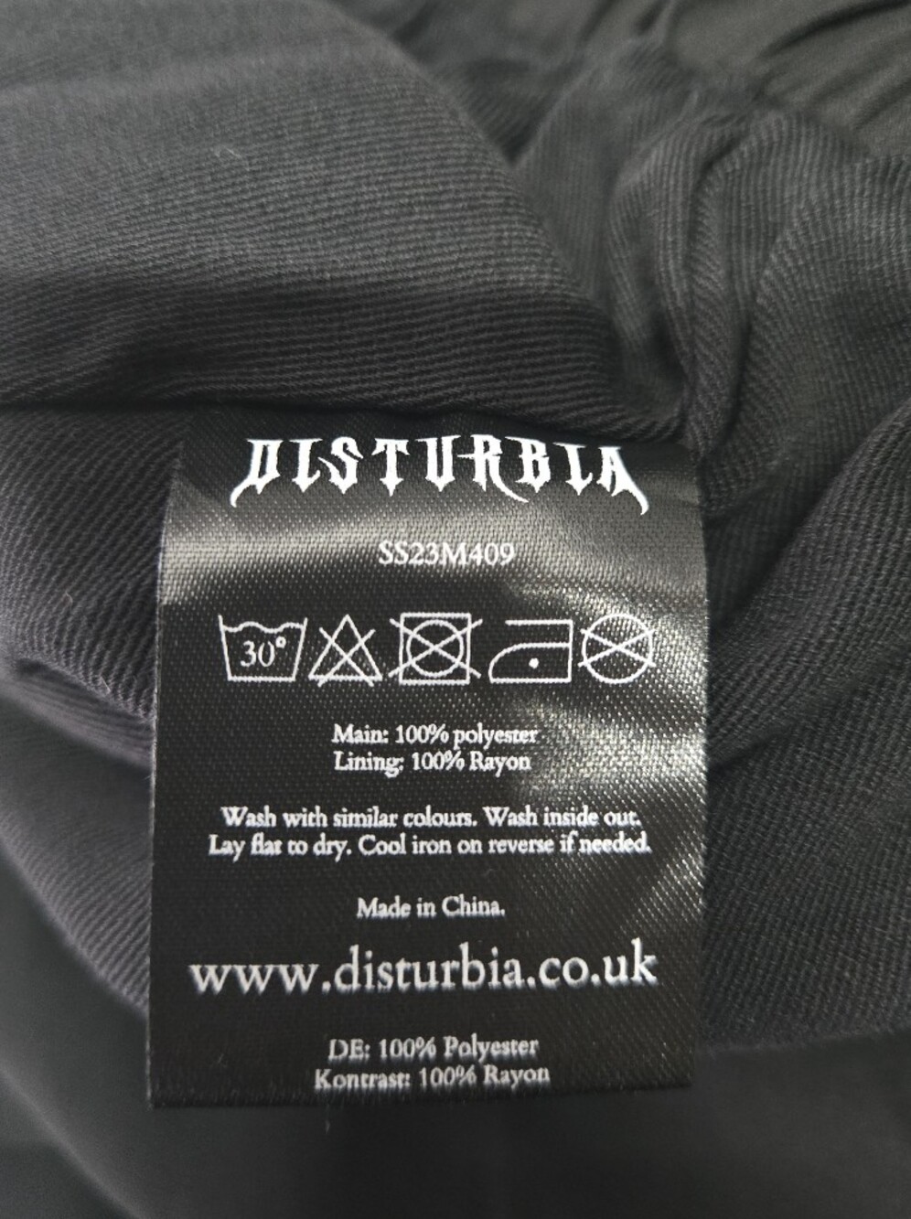 Disturbia Sheer Asymmetrical Handkerchief Hem Skirt Black Size Large - Picture 4 of 6